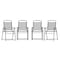 Flash Furniture Gray Folding Sling Patio Chairs with Armrests, 4PK 4-GM-SC098-GY-GG - alternate 7